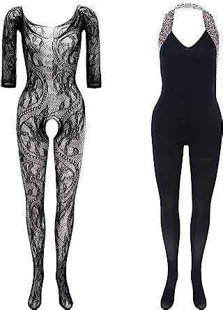 crotchless fishnet bodystocking|Amplify Crotchless Bodystocking (Black) .